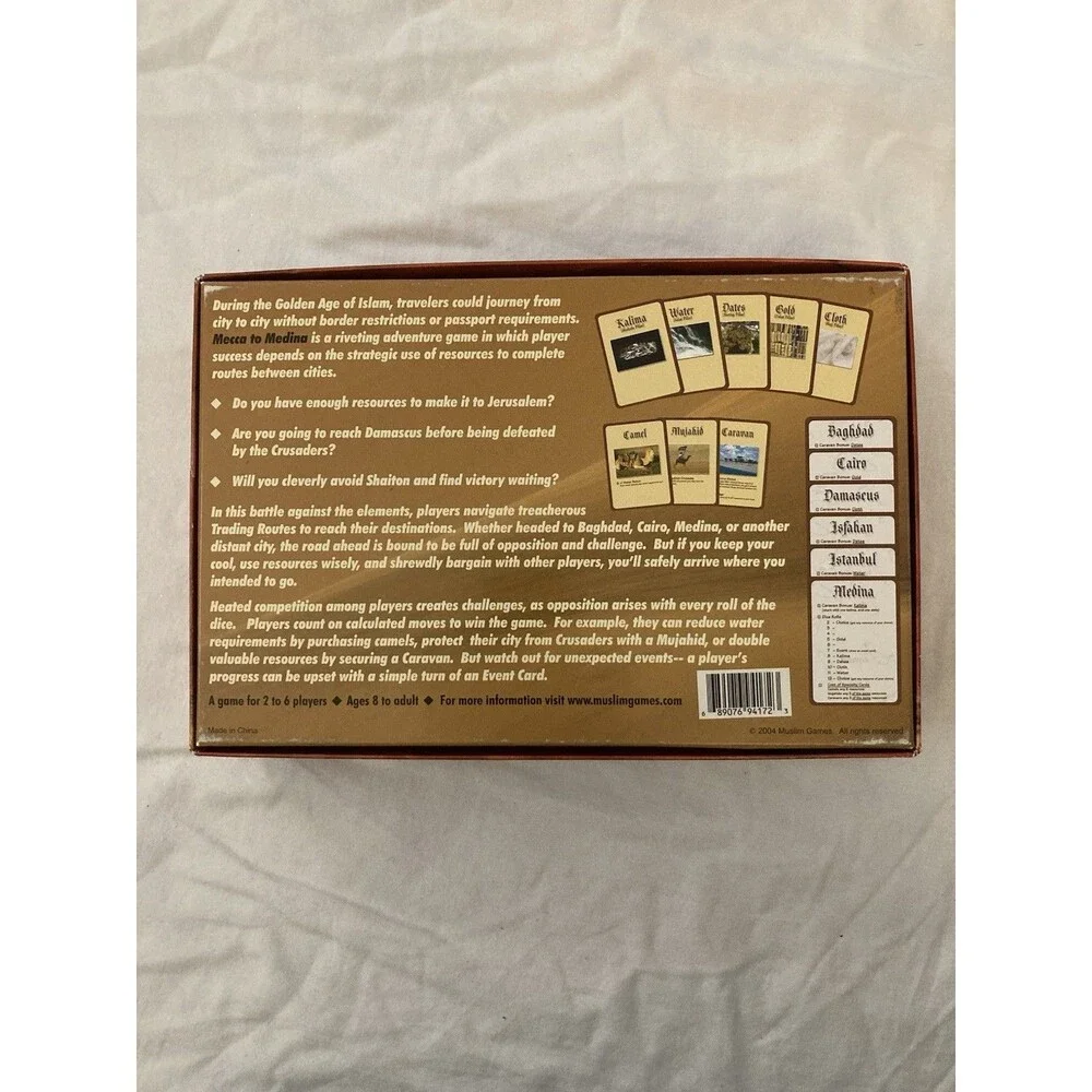 Mecca To Medina Board Game | By Muslim Games | 2-6 Players | Ages 8+